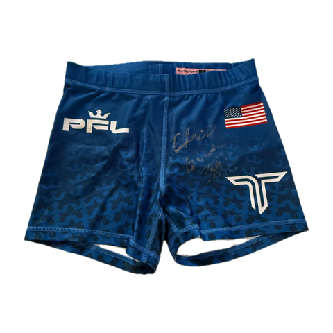 Claressa Shields PFL Autographed Fight Worn Shorts