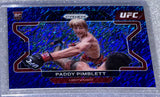 2021 UFC PRIZM Paddy RC Blue Shimmer #/7