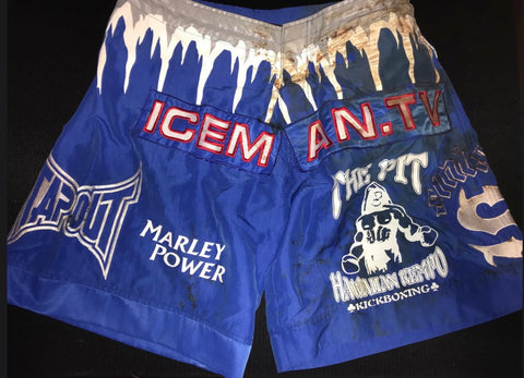 Chuck “The IceMan” Liddell UFC 57 Fight Worn Shorts