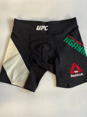 Francis Nganouu UFC Debut Fight Worn Shorts *ROOKIE* 1/1