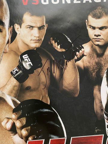 UFC On Versus - Junior Dos Santos Autographed Poster