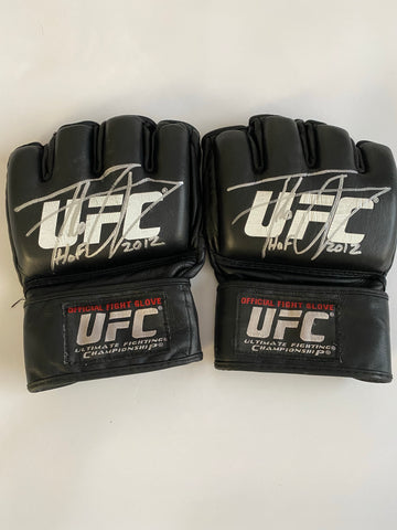 “The Huntington Beach Bad Boy” Tito Ortiz UFC 148 Autographed Fight Worn Gloves