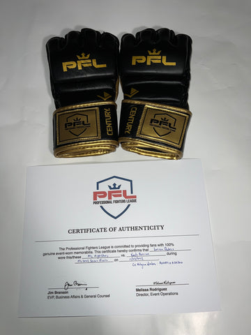 Larissa Pacheco PFL 10 Autographed Fight Worn Gloves