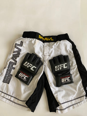 Karo “The Heat” Parysian UFC 78 Fight Worn Gloves & Backup Shorts