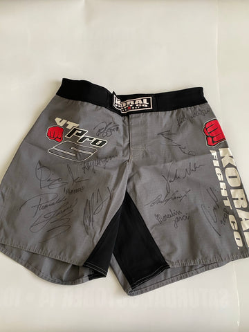 Autographed shorts at The World Jiu-Jitsu IBJJF Championship 2008