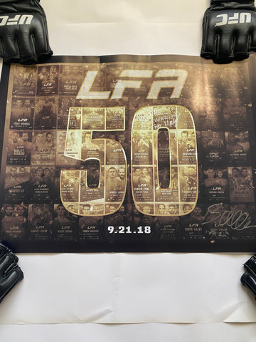 LFA 50 Autographed Poster