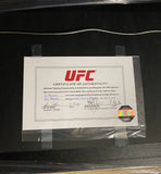 Ian “Hurricane” Heinsch UFC 245 Autographed & Framed Fight Worn Gloves