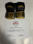 Kayla Harrison PFL 10 Fight Worn Gloves GOLD